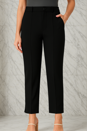 Celvora SleekFit Trousers – Smart. Sleek. Effortless.