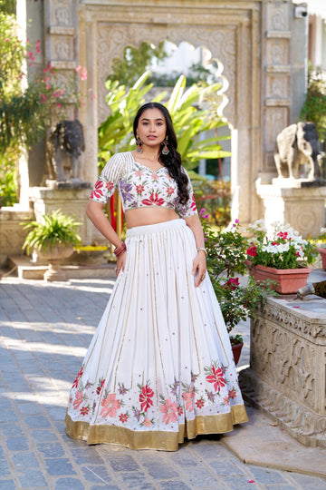 White Wonder - Adorned with Delicate Embroidery