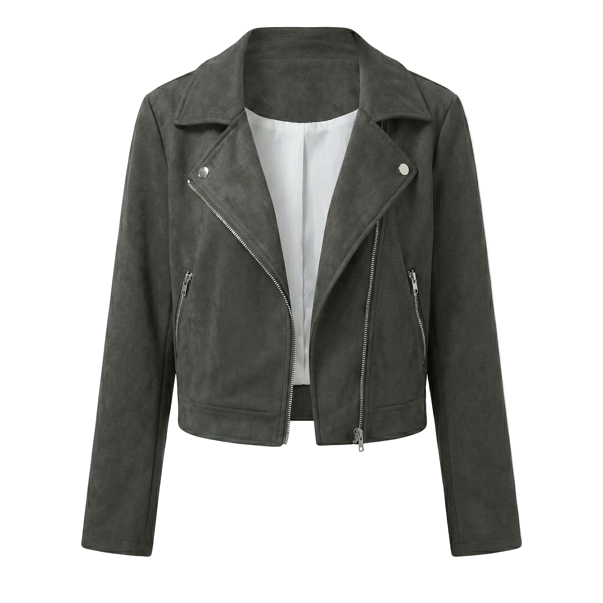 Zip Up Cropped Jacket